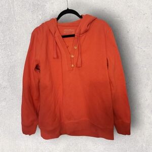 Eddie Bauer Orange Women's Hoodie Sweater
